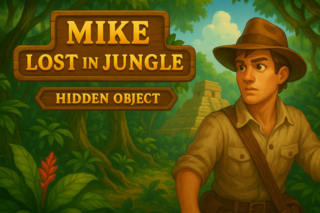 Okładka gry Mike Lost In Jungle – gra z ukrytymi obiektami